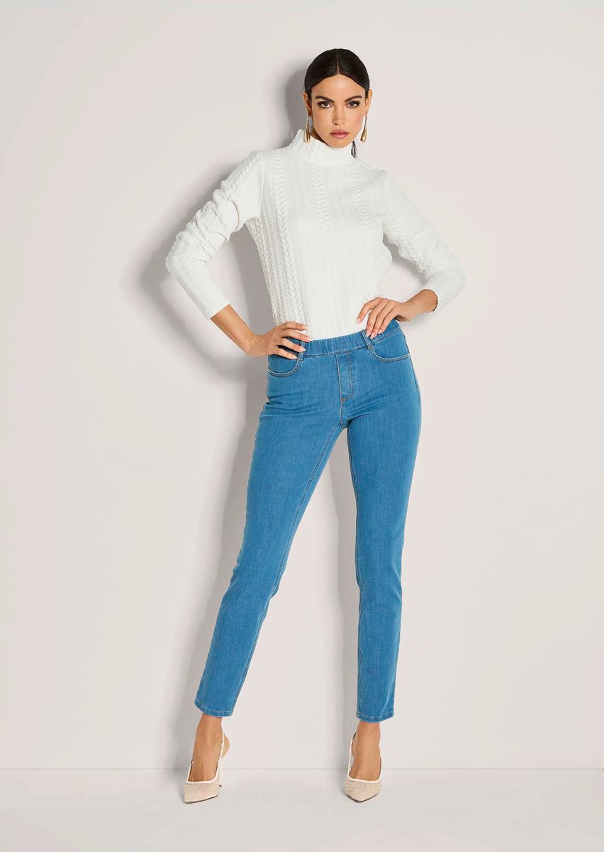 Schmale Jeggings zum Hineinschlüpfen
