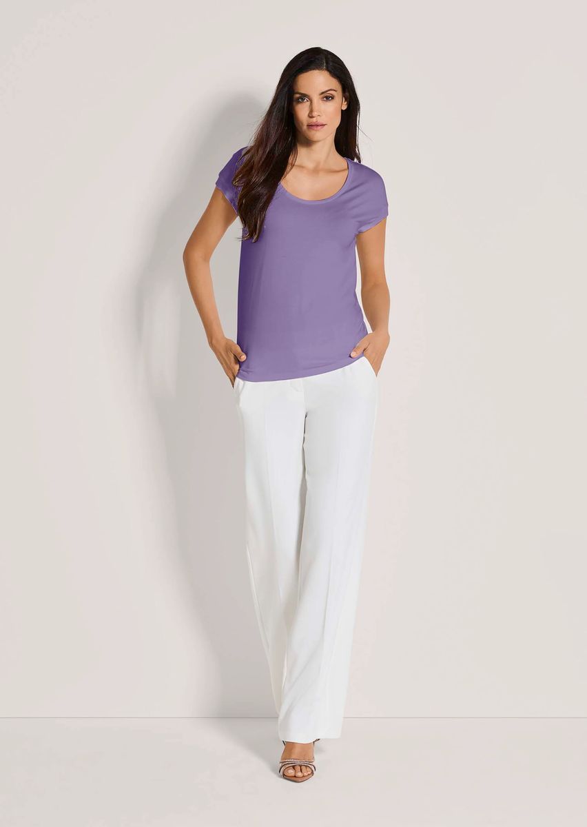 Geschmeidiges Jersey-Basic mit Glanz