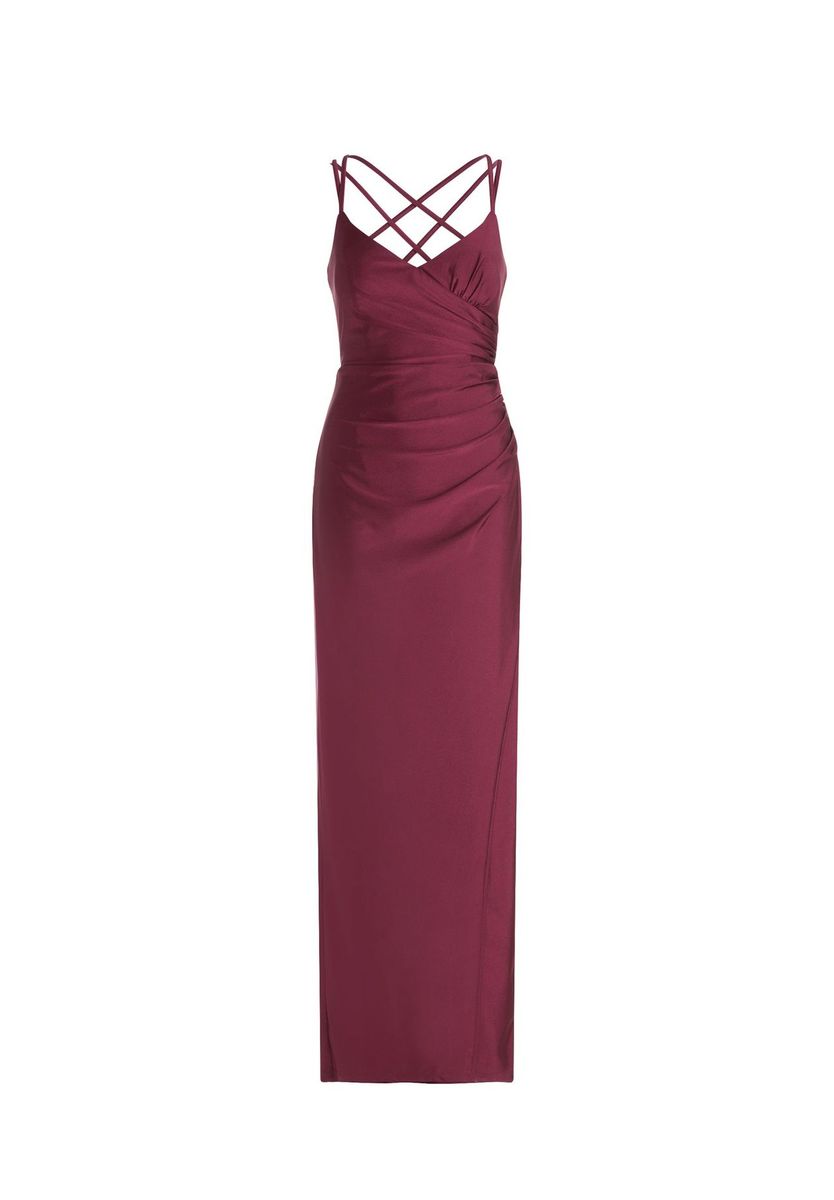 Vera Mont Abendkleid, figurbetont, für Damen, rot, 32