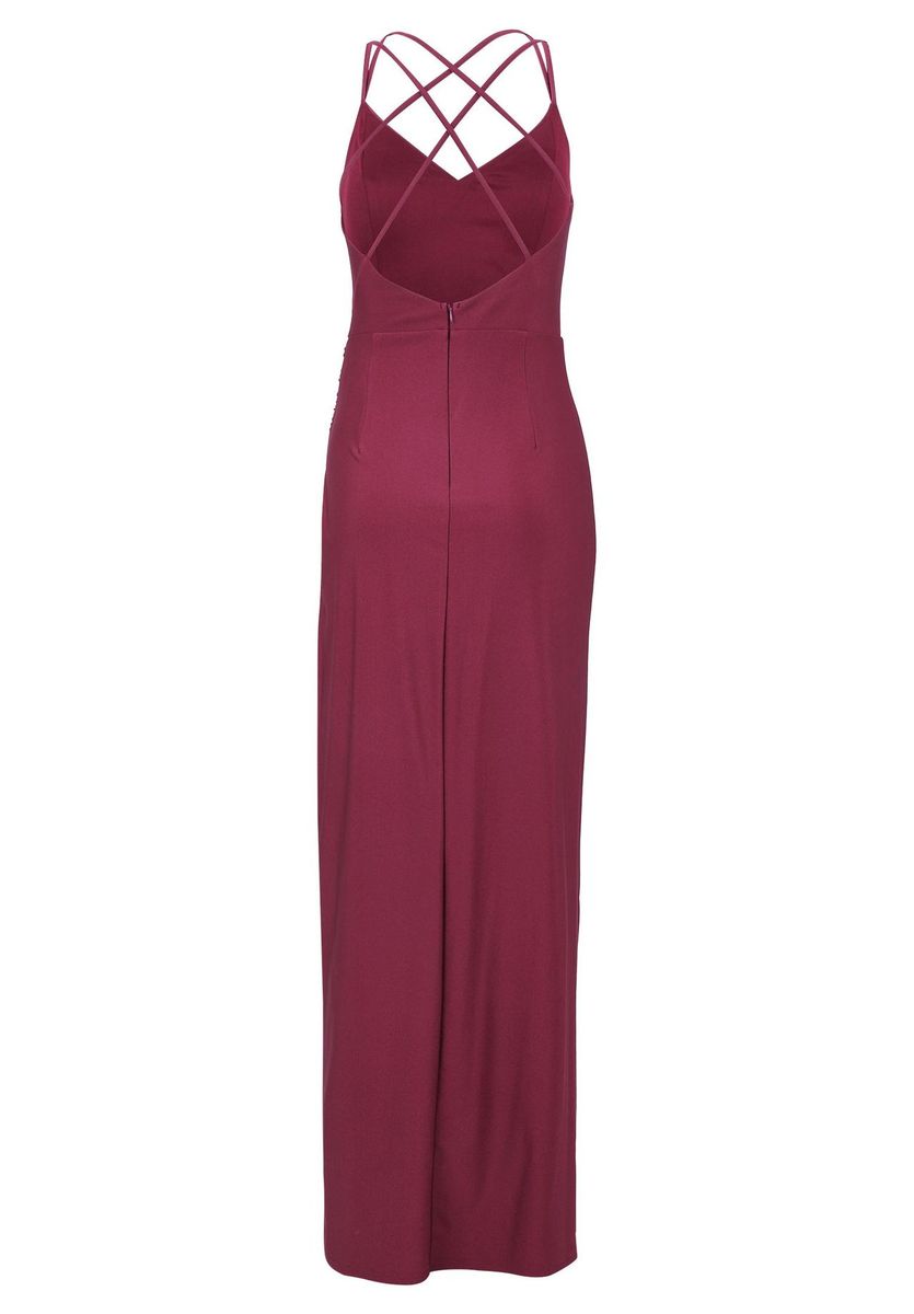 Vera Mont Abendkleid, figurbetont, für Damen, rot, 32