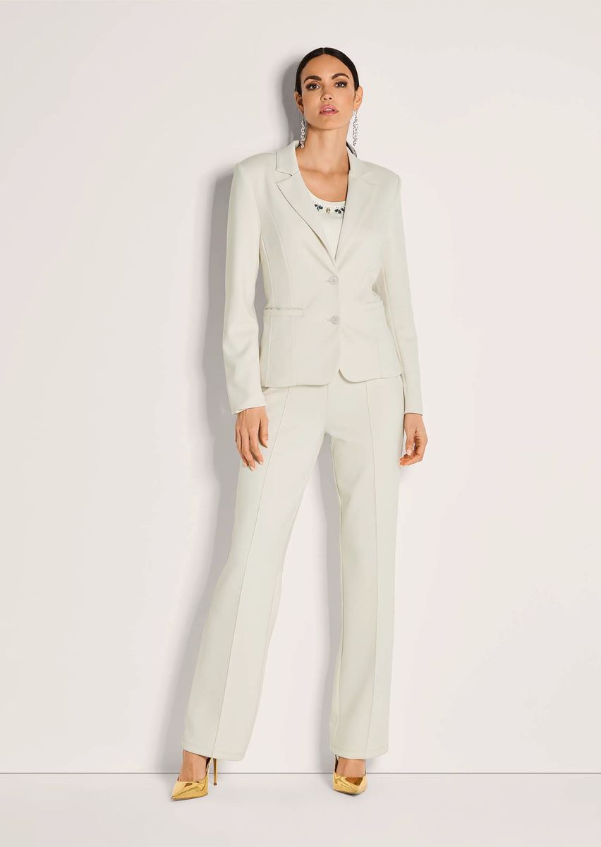 Taillierter Jersey-Einreiher Blazer