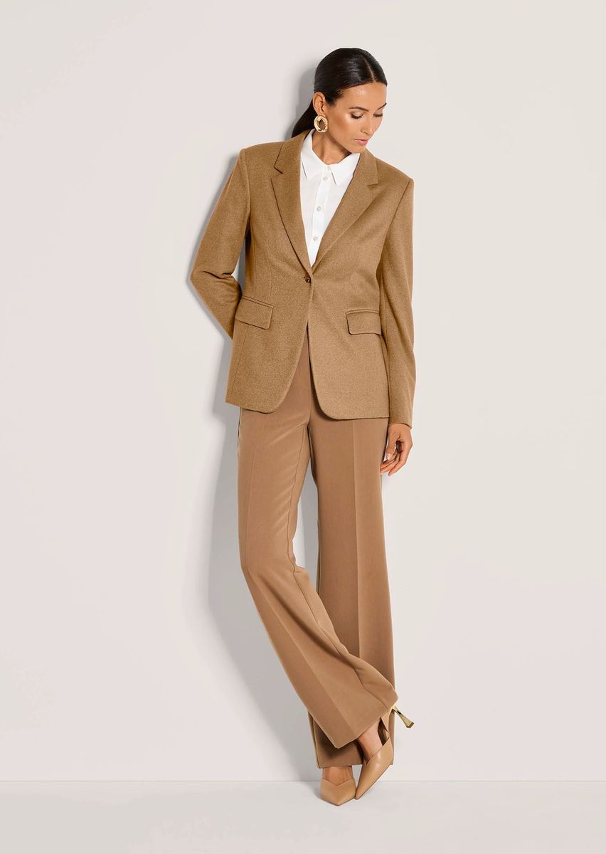 Weicher Jersey-Melange-Blazer