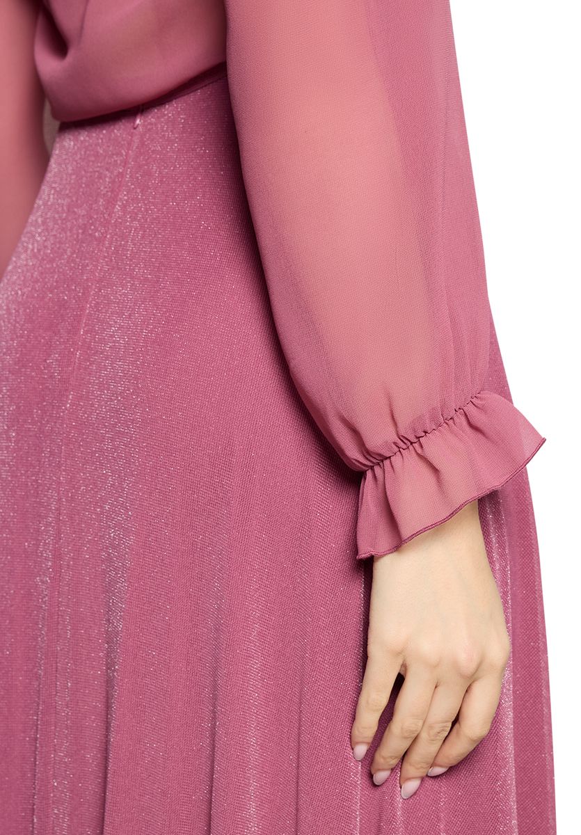 Hauchzarter Chiffon-Bolero mit Raglanärmeln