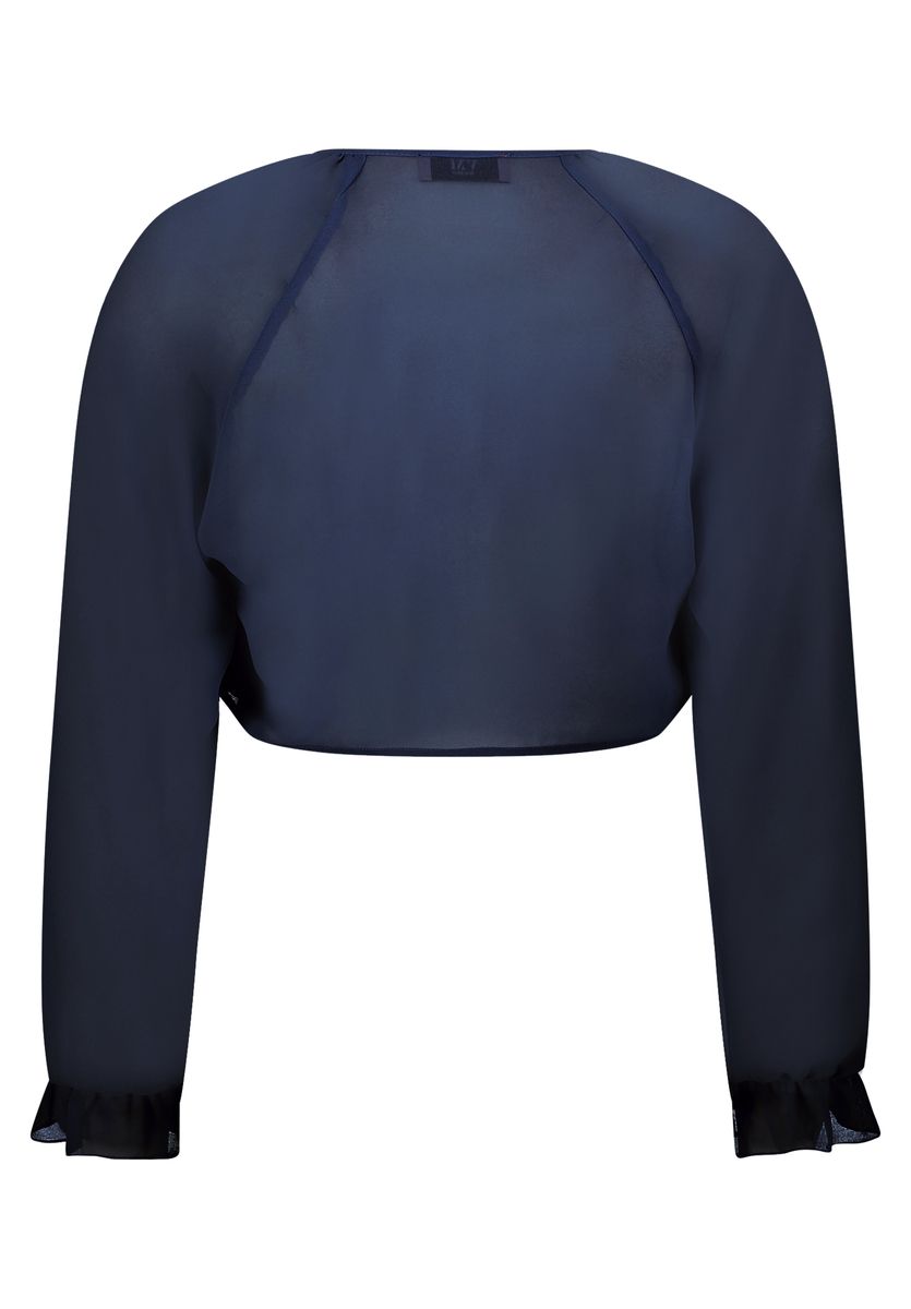 Elegantes Chiffon-Bolero mit Raglanärmeln