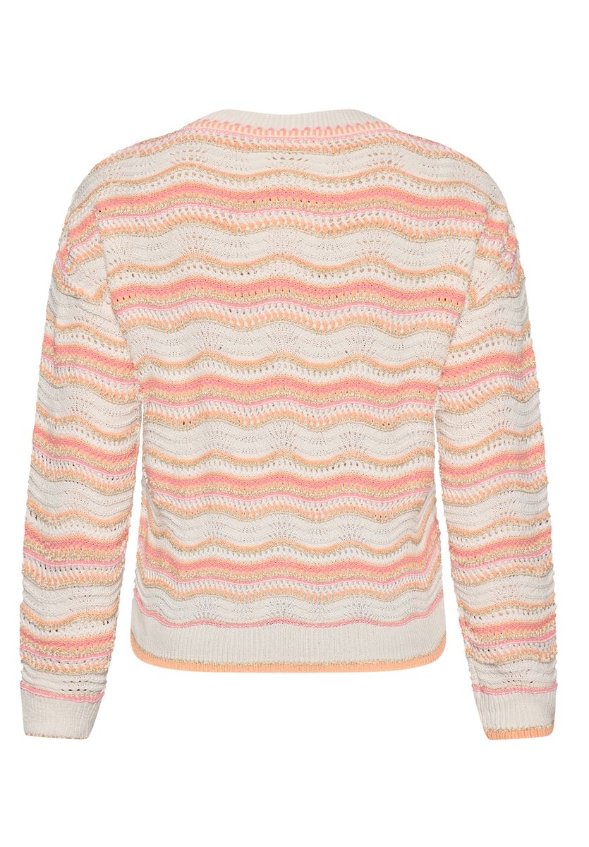 CARTOON Strickpullover, für Damen, weiß, 34