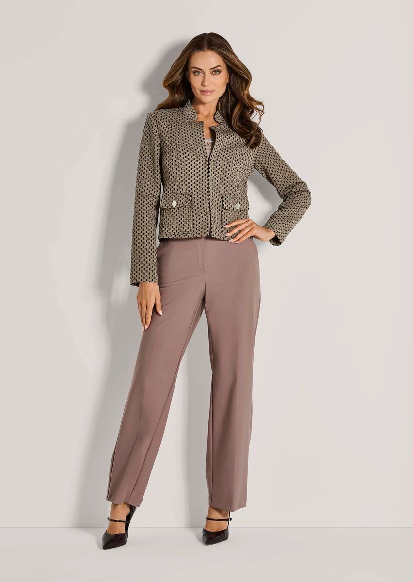 Taillierter Jacquard-Jersey-Blazer