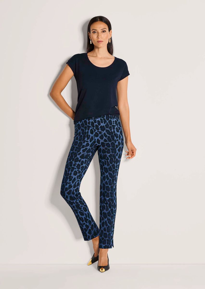 Jersey-Leggings mit Leopardenmuster