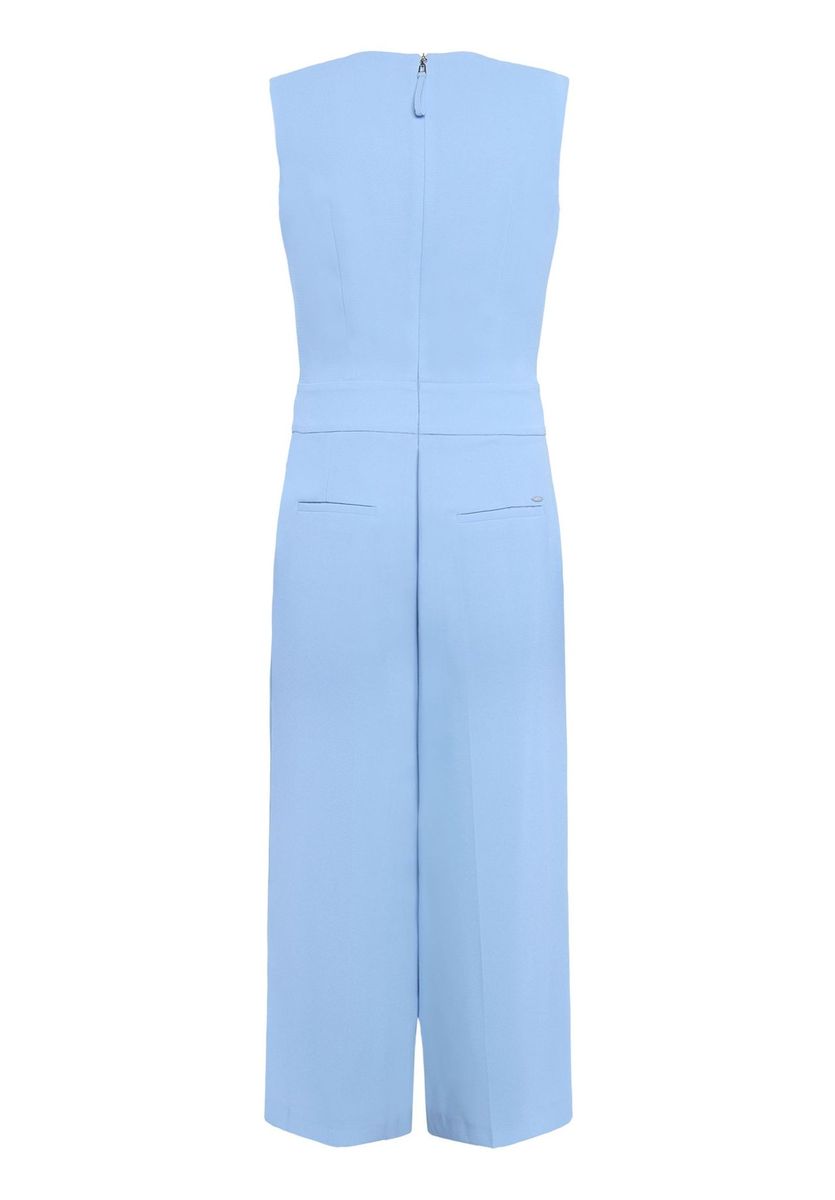 Eleganter ärmelloser Jumpsuit mit Bindegürtel