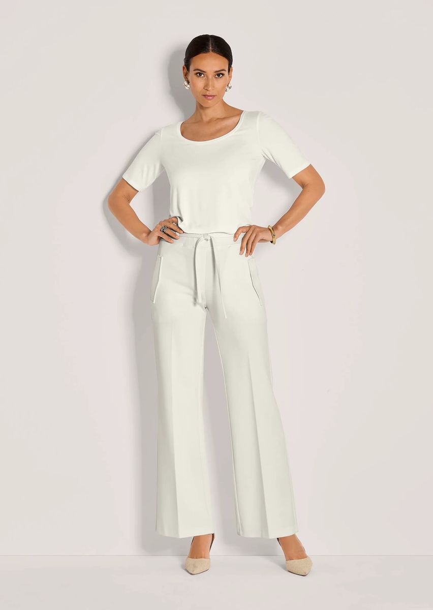 Elegante Schlupfhose mit weitem Bein