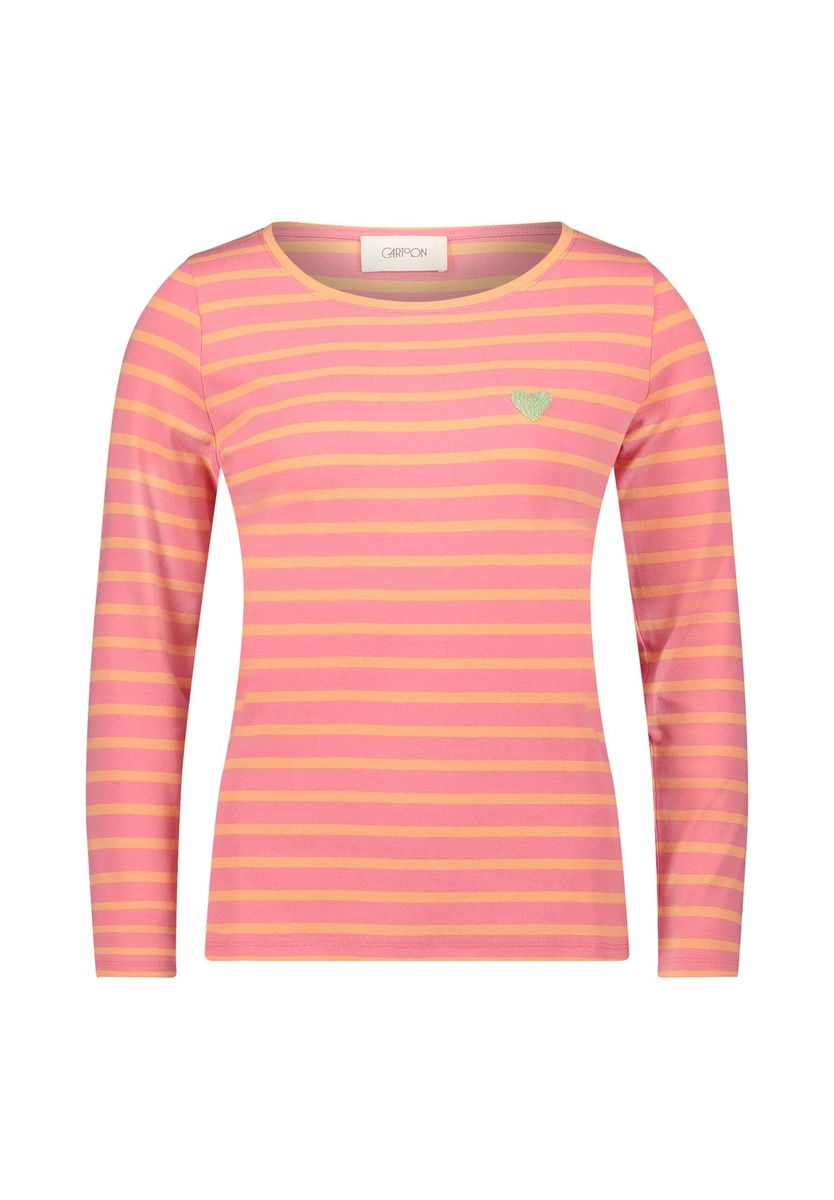 CARTOON Langarmshirt, Rundhals, für Damen, pink, 34