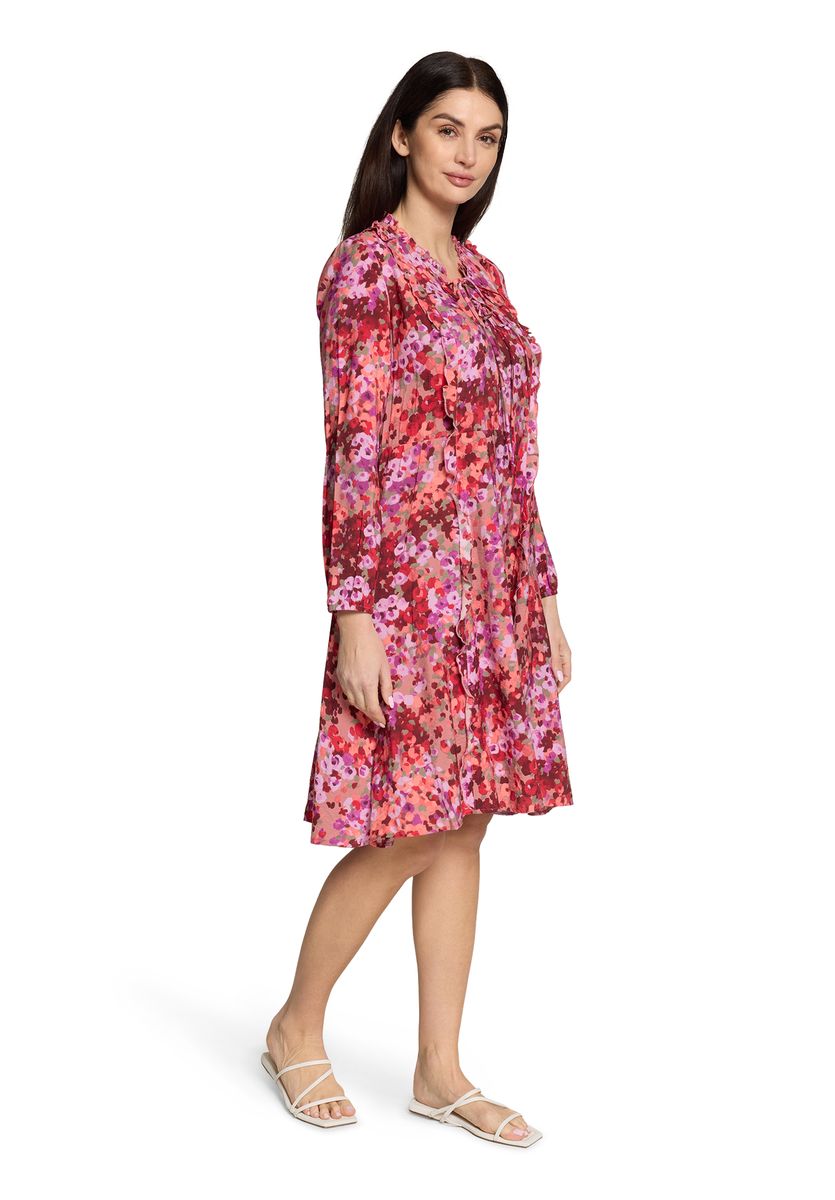 CARTOON Sommerkleid, Split-Neck, Damen, lila, 36