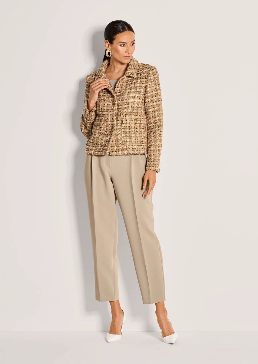 Eleganter Tweed-Kurzblazer