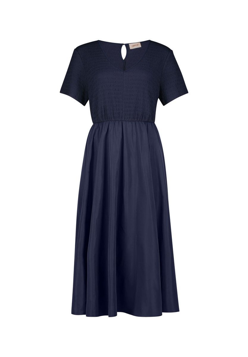 Locker geschnittenes Midi-Kleid in A-Linie