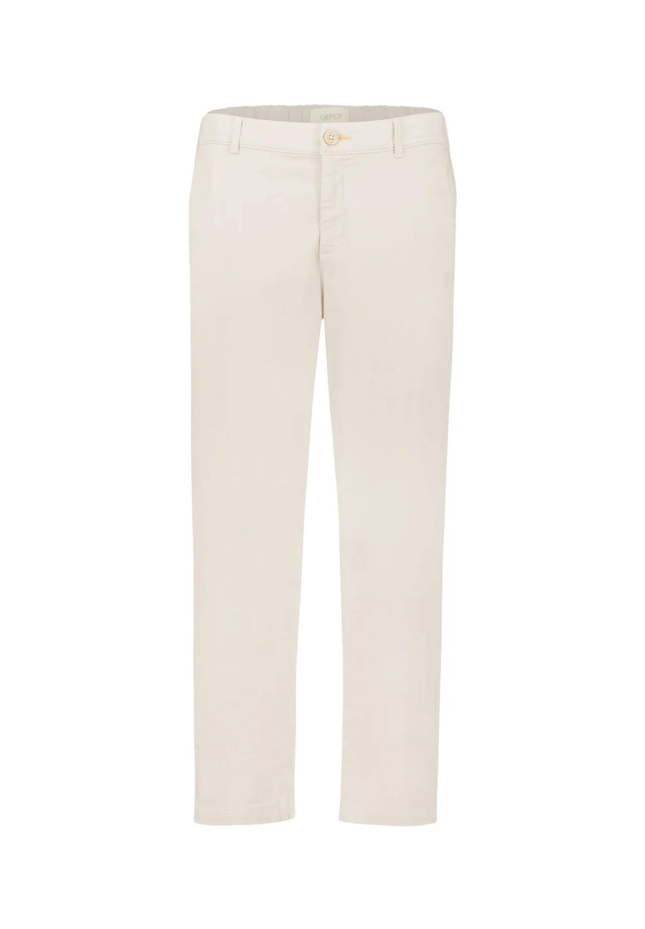 Beige Chinohose mit Relaxed Fit