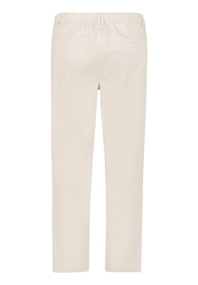 Beige Chinohose mit Relaxed Fit