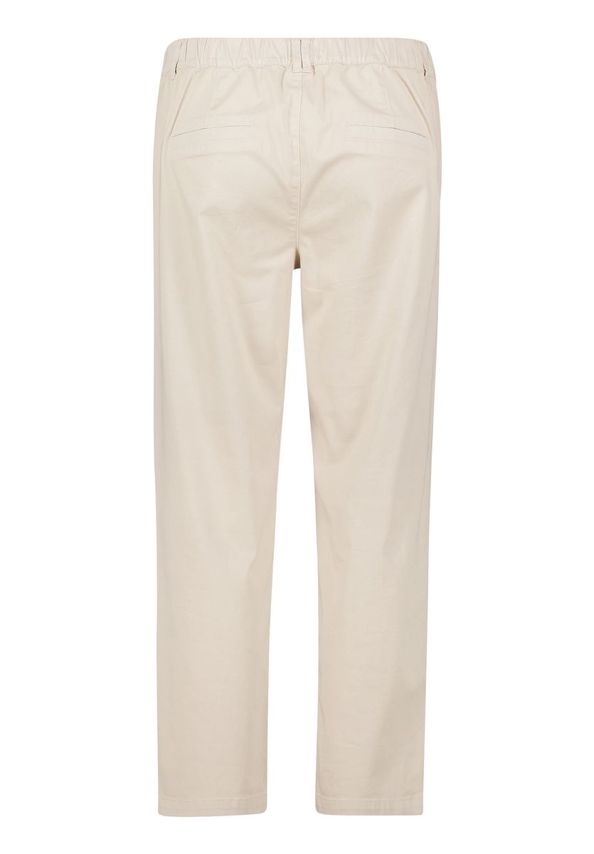 Beige Chinohose mit Relaxed Fit