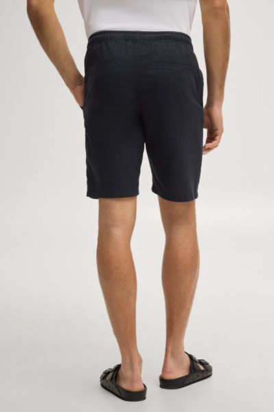 JOOP! Russ marineblaue Bermudashorts Lyocell Baumwolle Kordelzugbund