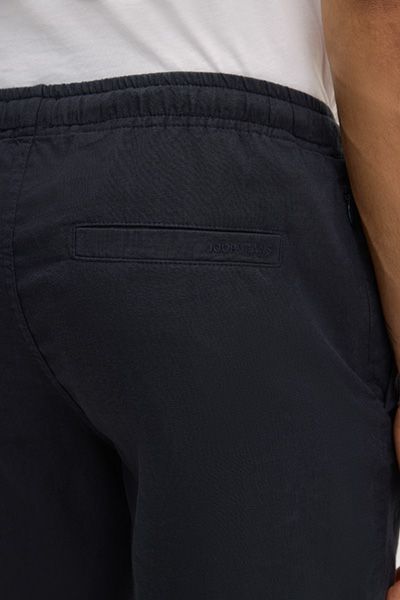 JOOP! Russ marineblaue Bermudashorts Lyocell Baumwolle Kordelzugbund