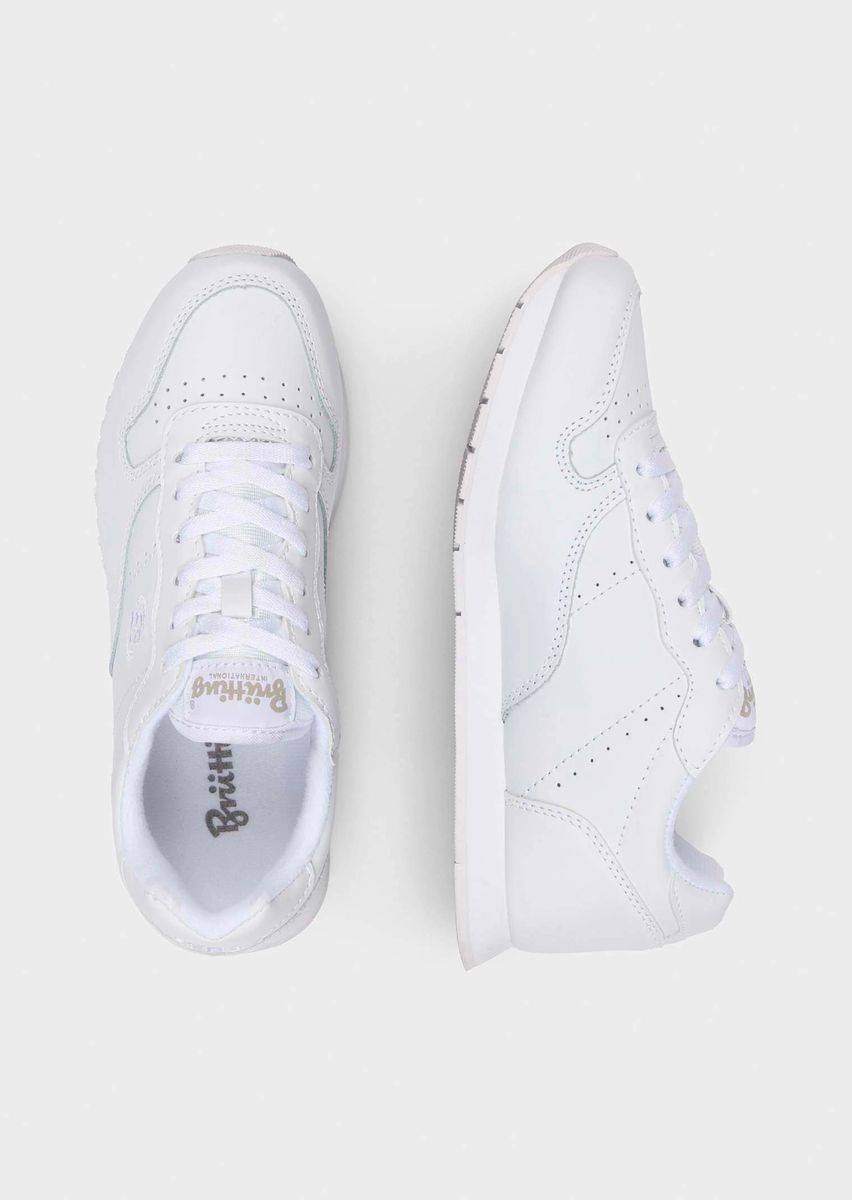Klassische Leder-Sneaker mit G-Weite