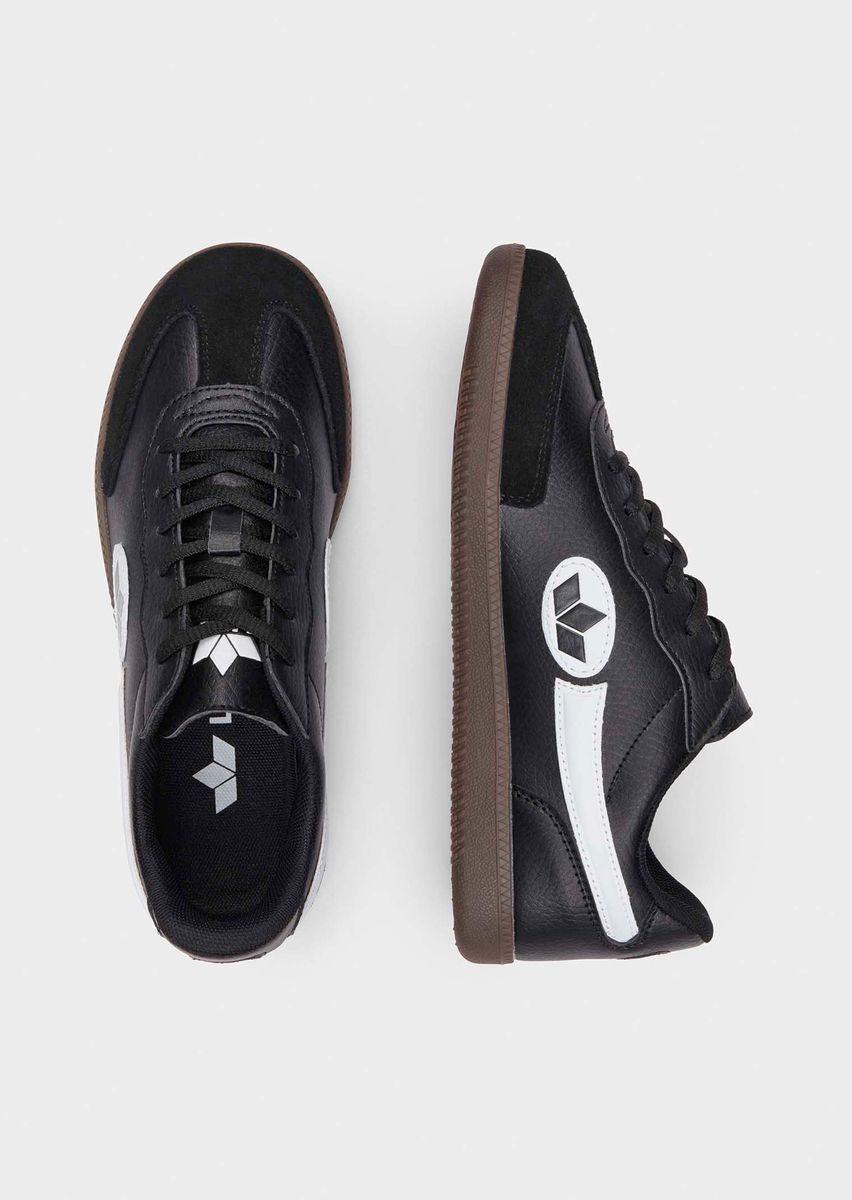 Low-Top Sneaker mit Materialmix
