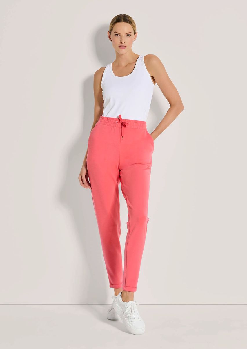 Tapered Freizeithose mit Kordelzug