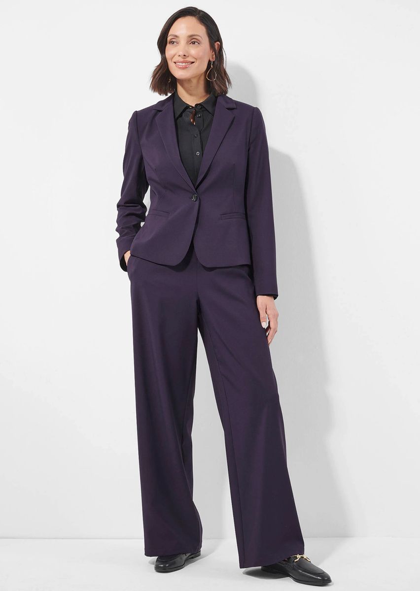 Eleganter taillierter Einknopf-Blazer