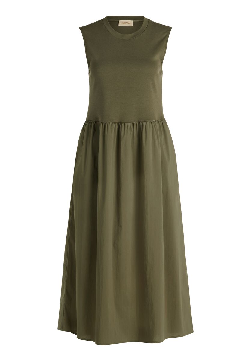 Lässiges A-Linien-Midikleid