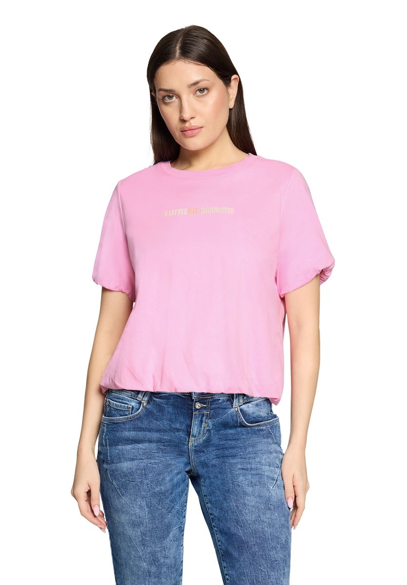 Locker geschnittenes Crop-Top aus Baumwolle
