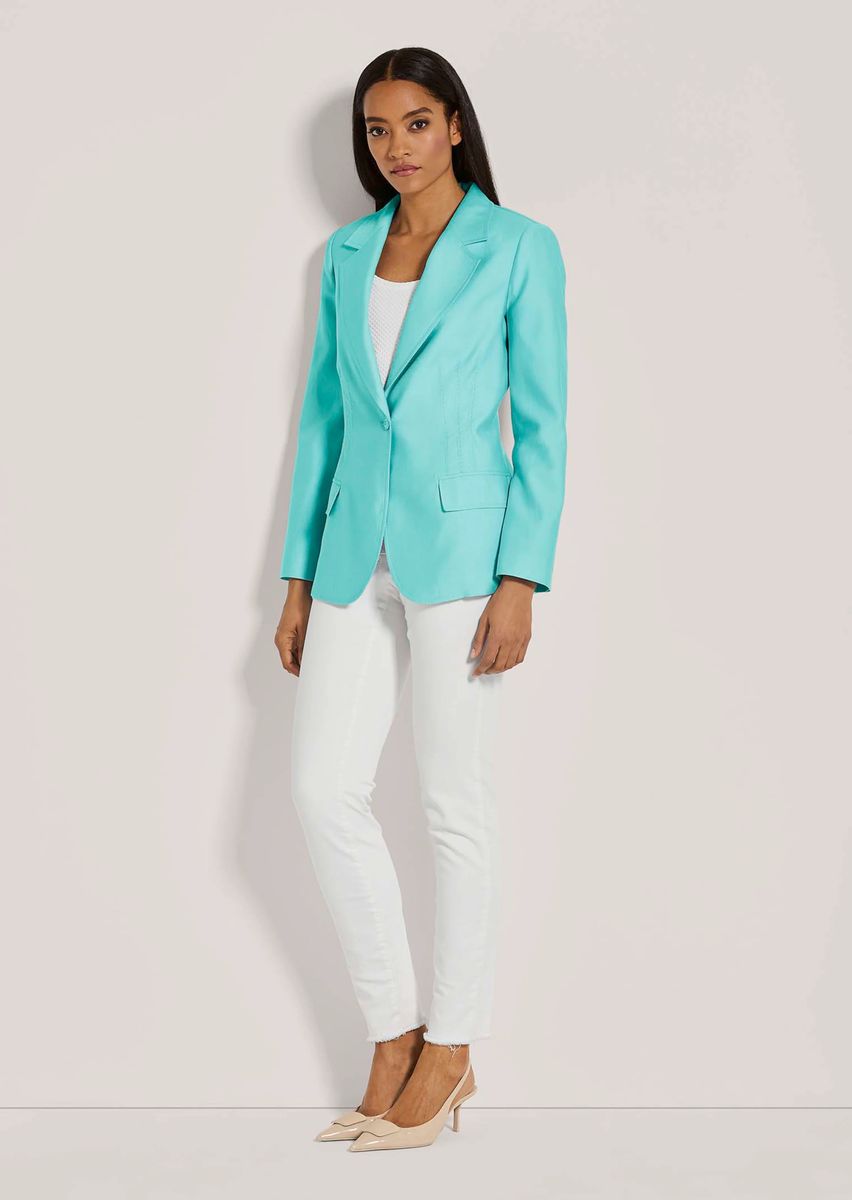 Taillierter Einreihiger Longblazer
