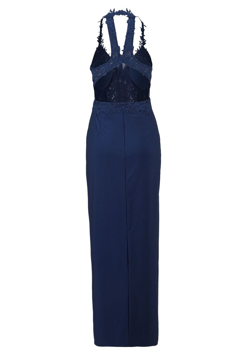 Elegantes Abendkleid mit Spitzeneinsatz