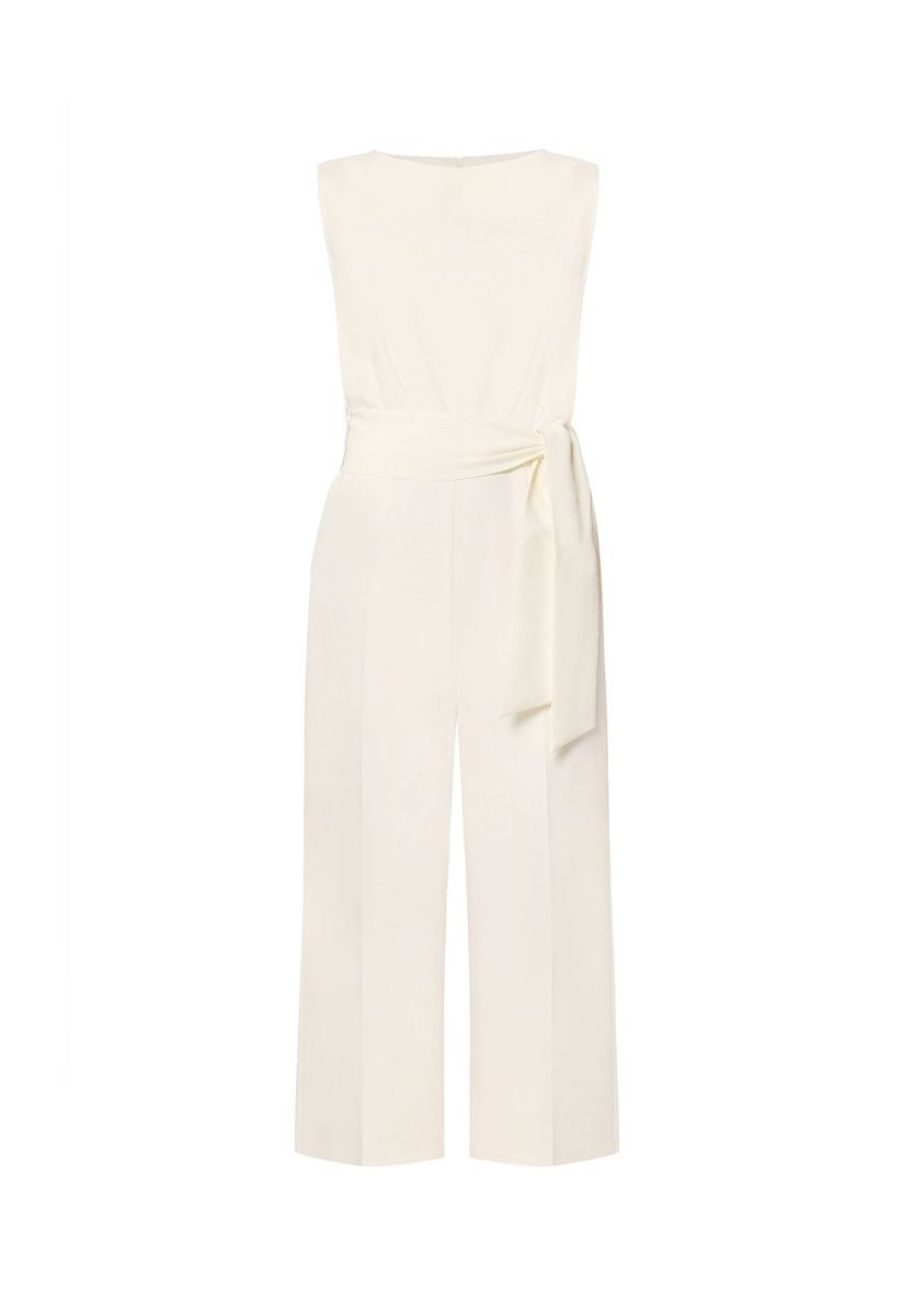 Eleganter ärmelloser, kurzer Jumpsuit mit Gürtel