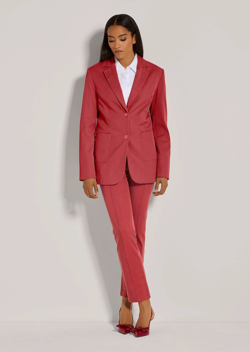 Einreihiger Longblazer für den Sommer