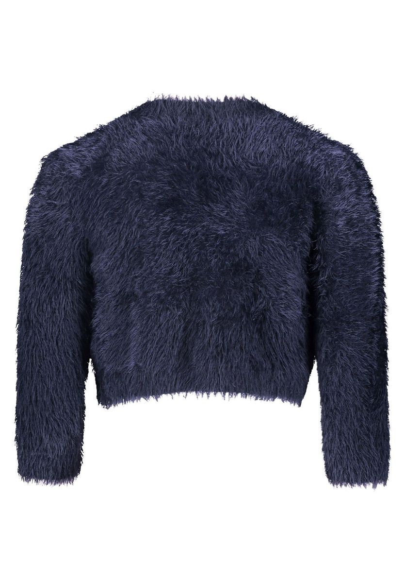 Flauschiger, kurzer Bolero-Cardigan