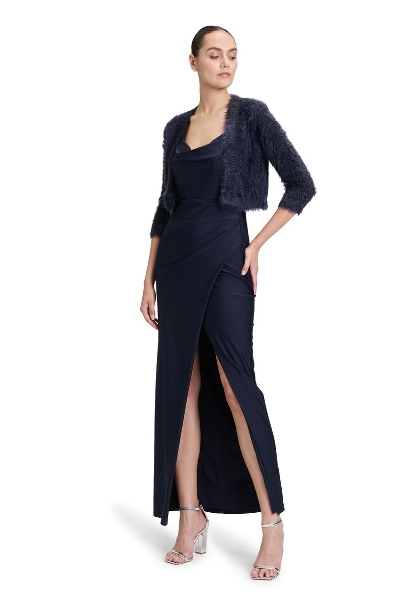 Flauschiger, kurzer Bolero-Cardigan