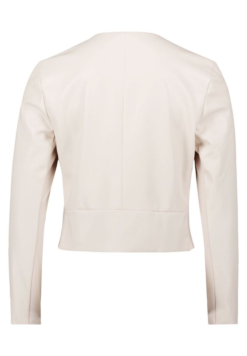 Elegante Jacke mit Reißverschluss aus Kunstleder