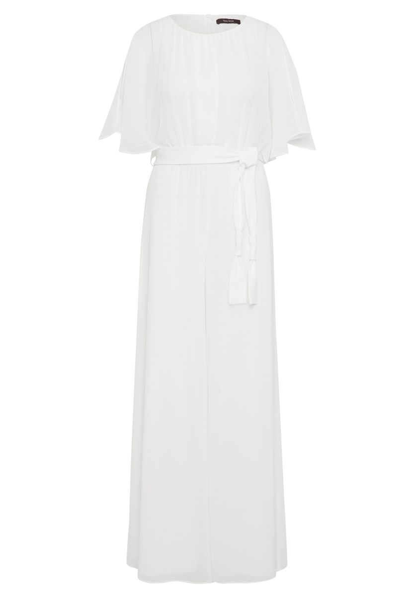 Eleganter Chiffon-Jumpsuit mit Gürtel