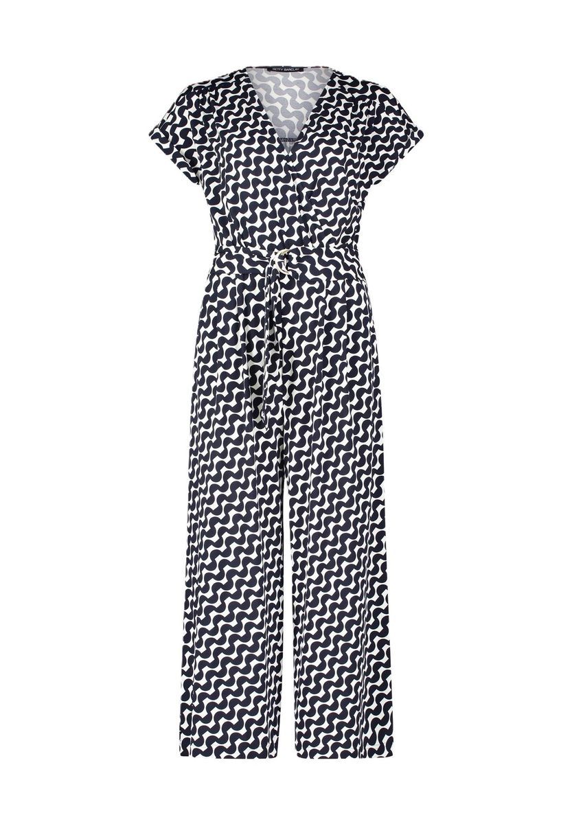 Jumpsuit mit grafischem Druck und weitem Bein