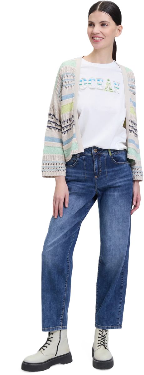 CARTOON Strickjacke, Oversize, für Damen, beige, 34