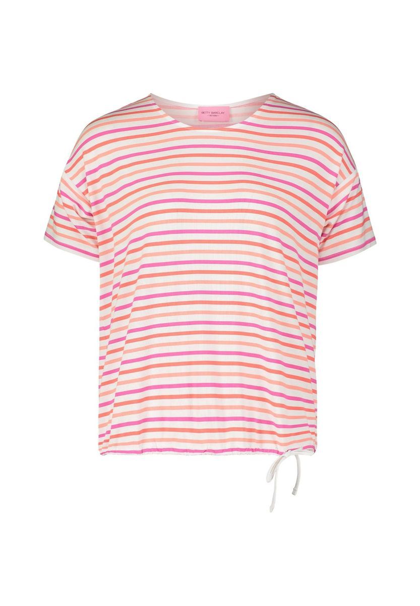 Gestreiftes T-Shirt aus Baumwollmischung