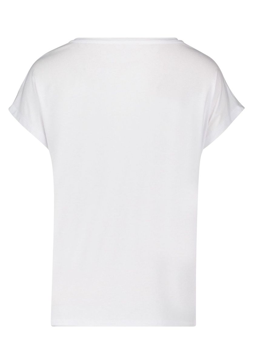 T-Shirt mit tropischem Print und Rundhalsausschnitt