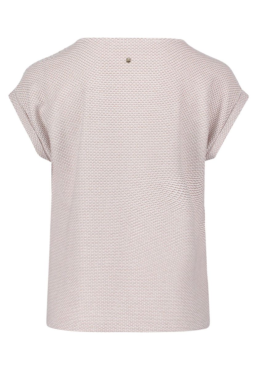 BETTY & CO T-Shirt, Ärmelaufschlag, für Damen, beige, S