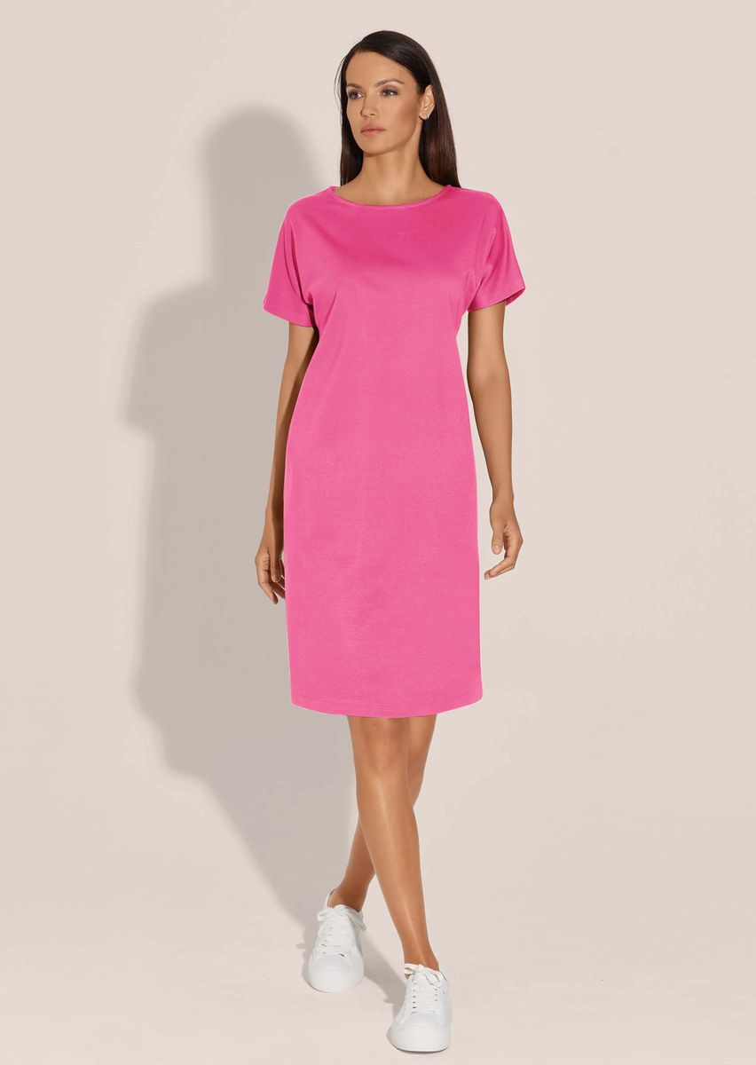 Minimalistisches Jerseykleid in H-Linie