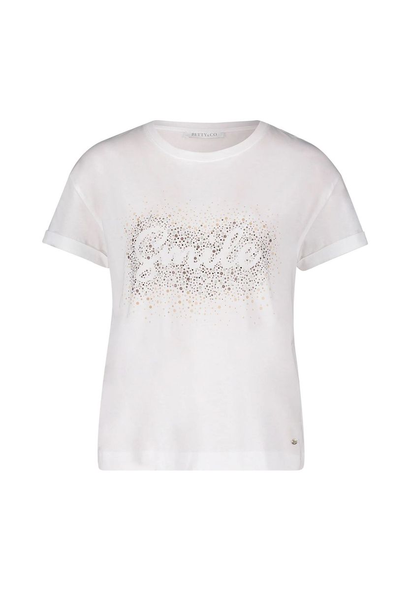 Lässiges Baumwoll-T-Shirt mit Grafik