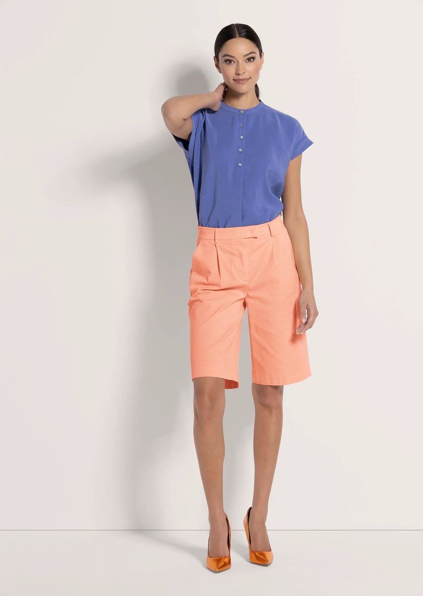 Klassische Shorts mit Bundfalten