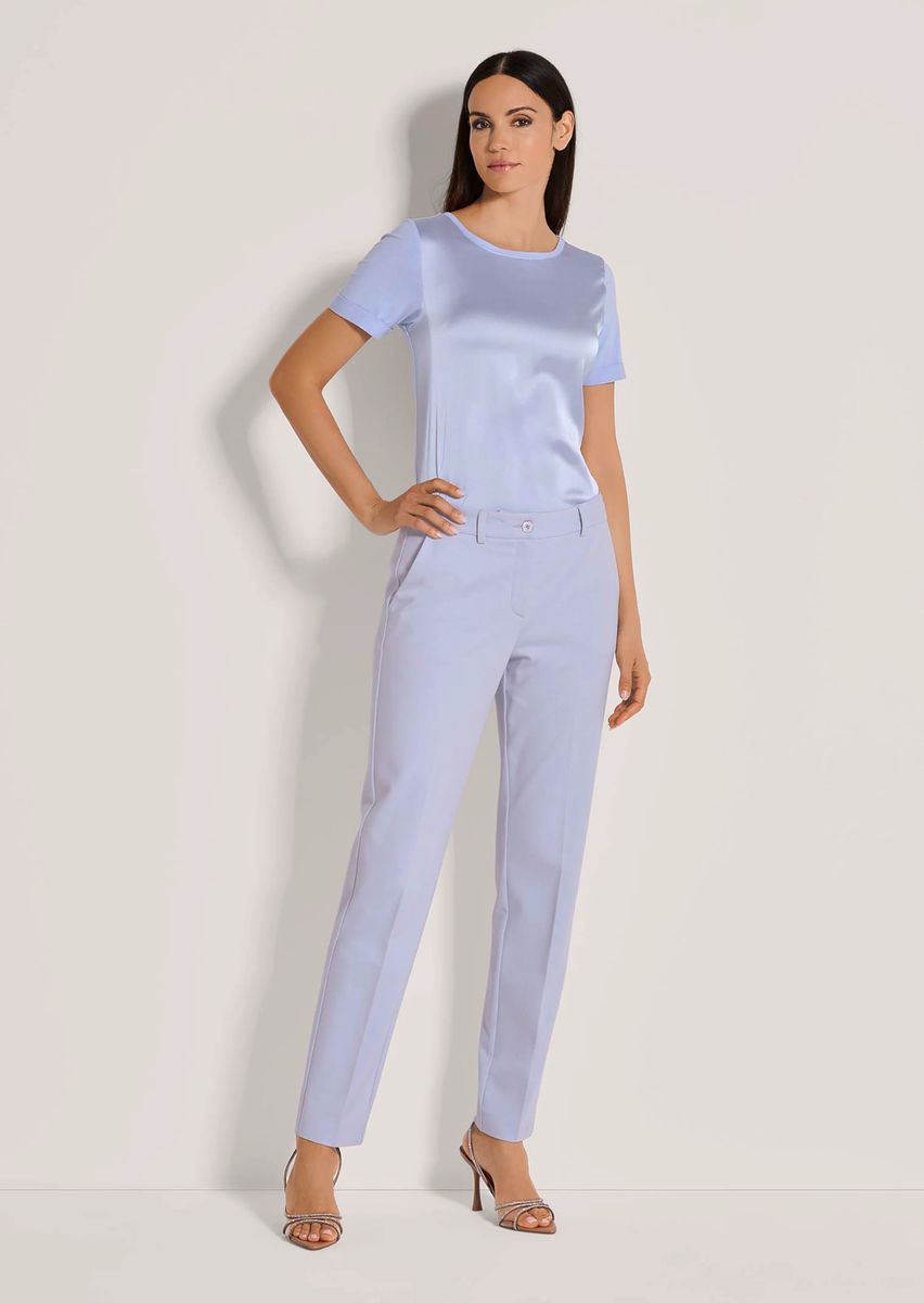 Elegante Jerseyhose mit Bügelfalten