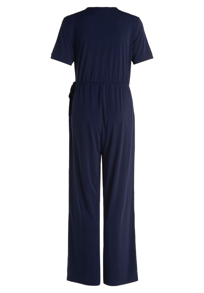 Jumpsuit mit Wickel-Design und lockerer Passform