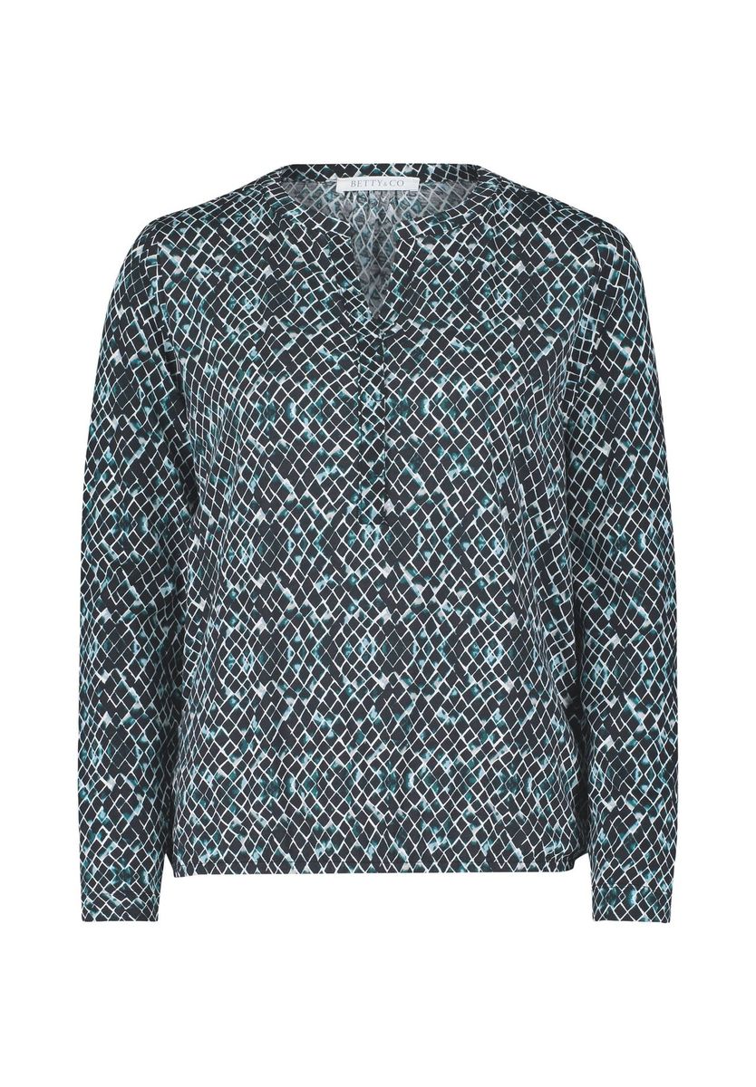 Langärmeliges Freizeit-Shirt mit Grafikdruck