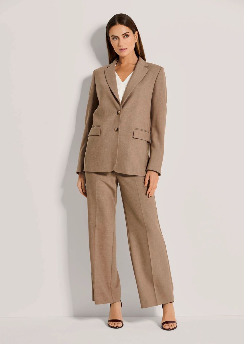 Einreihiger klassischer Stretch-Blazer