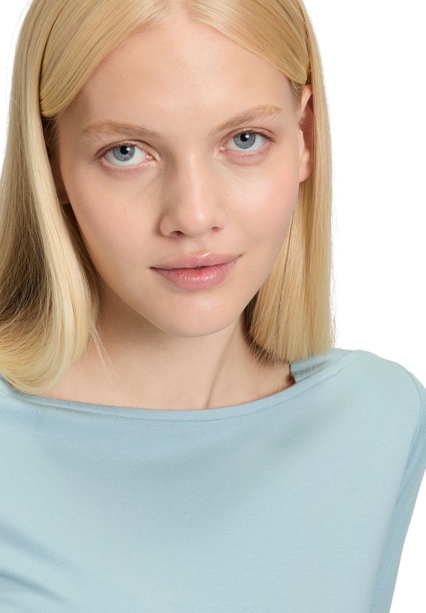 Lässiges 3/4-Arm Square Neck Shirt