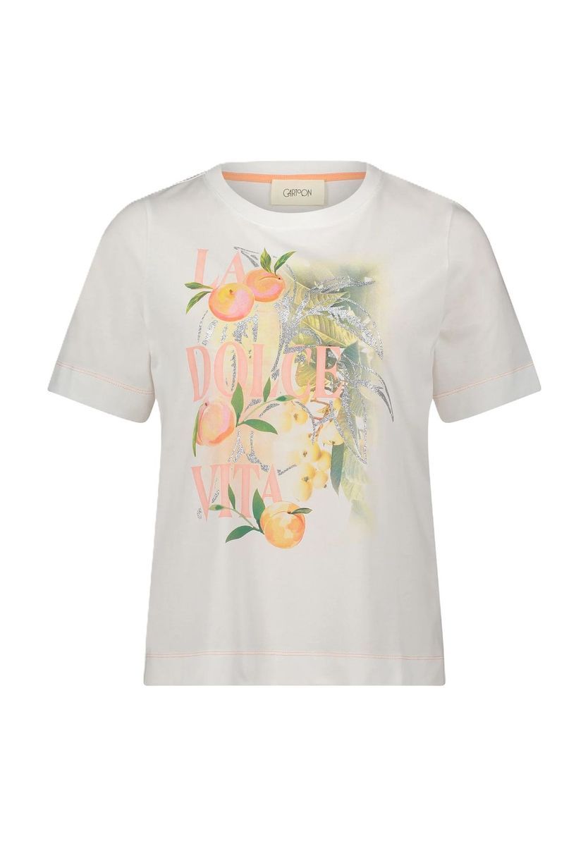 Baumwoll-T-Shirt mit Grafikdruck